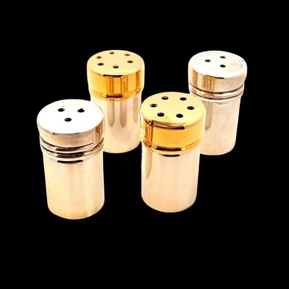 Tiffany & Co Estate Salt Pepper Shakers with Box Sterling Silver TIF742 - Picture 9 of 12